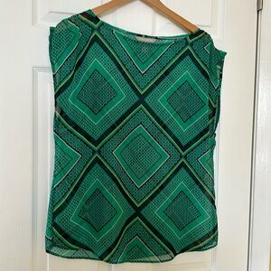 Banana Republic sheer blouse